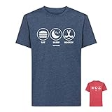 Scallywag® Eishockey Kids T-Shirt Eat Sleep Hockey I Größen S-L I A BRAYCE® Collaboration (Eishockey Ausrüstung) (L (140), Rot)