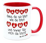 Danke Mama dass du immer für mich da bist Tasse Geschenk für die beste der Welt Geburtstag Geschenk ideen Mutter Valentinstag Muttertagsgeschenk Geburtstagsgeschenk Hab dich lieb von W