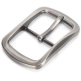 Shanrya Gürtelschnalle, Single Prong Schnallenverschluss Adjuster Zubehör Retro Abnehmbarer Single Prong Bund für Verschiedene Lederprodukte für Taschen für Gürtel(Gürtelschnalle Typ A)