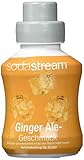 SodaStream Sirup Ginger Ale, Ergiebigkeit: 1x Flasche ergibt 9 Liter Fertiggetränk, Sekundenschnell zubereitet und immer frisch, 375 ml, b