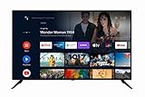 Andrino 43 Zoll Smart TV 4K AN43U01 Fernseher mit Android 109 cm UHD LED, Google Assistant, Google Play Store, Prime Video, Netflix, Dazn, Chromecast, WLAN Bluetooth Tuner T2/S2/C HDR10 HLG
