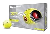 TaylorMade TP5X Yellow Golfbälle, gelb, Einheitsgröß