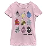 Star Wars Girl's Girl´s Short Sleeve Classic Fit T-Shirt, Light Pink, S
