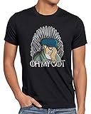 style3 Oh My GOT Herren T-Shirt staffel8 lied von EIS und Feuer, Größe:XL, Farbe:Schw