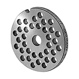 WolfCut INOX Lochscheibe Gr.5-5,0 mm Bohrungen –kompatibel mit alle gängigen Fleischwölfe Größe 5 – z.B.: Bosch MUM4/MUM5 - Alexanderwerk Größe 5 – Jupiter Größe 5