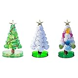 HiCollie 3 Stück Magisch Wachsender Weihnachtsbaum Tannenbaum Selbstwachsend Weihnachten Adventskalender, Mini Tisch Weihnachtsbaum FüLler Weihnachten Dekorative Christmas T