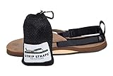 Strip Straps: Knöchelriemen für Flip-Flops, schwarz,
