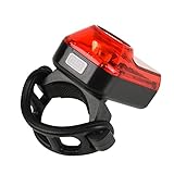 Gojiny Bike Hecklicht Wiederaufladbare LED Fahrrad Rücklicht USB Rot Warnlicht Fahrradladung Taiselfenster 3 Lichtmodus Optionen Fahrradzubehö