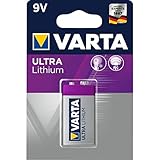 VARTA 10 Jahres Batterie für Rauchmelder Lithium, Lithium, 9V