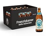 Franziskaner Helles Flaschenbier, MEHRWEG (20 x 0.5 l) im Kasten, Helles aus München (MEHRWEG)