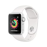 Apple Watch Series 3 (GPS, 38mm) - Silver Aluminum Case with White Sport B
