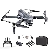 WYZXR 4K EIS Drohne mit UHD-Kamera für Erwachsene, Easy GPS Quadcopter für Anfänger, Auto Return Home, Follow Me Anti-Shake-Kamera 1 Akk