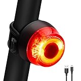 ORSIFOW Fahrrad Rücklicht, StVZO Zugelassen Ultra Hell Fahrradrücklicht LED USB Aufladbar, wasserdichte Fahrradlicht Fahrradlampe Aufladbar für R