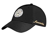 Mercedes-Benz Cap schwarz, 100% Baumwolle, Damen, Basecap