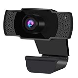 shenkey Webcam mit Mikrofon, HD1080P Web-Cam Plug & Play Computer-Webkamera USB 2.0 PC-Kamera für Videoanrufe, Studieren, Konferenzen, Spiele, ideal für Zoom, Skype, FaceTime und andere Prog