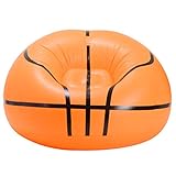 ABOOFAN Kreative faltbare Couch, aufblasbares Sofa, tragbar, aufblasbarer Sitz, Luftstuhl, Sofa (Basketball-Stil)