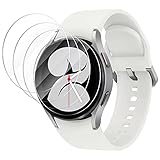 CAVN 4-Stück Kompatibel mit Samsung Galaxy Watch 4 40mm Schutzfolie Panzerglas, Wasserdichtes Glas Schutz Displayschutzfolie Anti-Kratzen Displayschutz Panzerfolie für Galaxy Watch 4 (40mm)