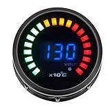 Abgastemperatur EGT-Pyrometer-Kit 12V 20LEDs gorgeri abgastemperaturanzeige auto egt temperaturmesser 12v 20leds exhaust temperature gauge egt gauge kit diesel exhaust temp gauge egt gauge k