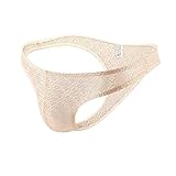 MILAX Herren String Spitze Sexy G-String Slips Low Rise Erotik Reizwäsche mit Ausbuchtung Pouch Unterhose Transparent Unterwäsche Atmungsaktiv Unterw