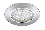 Briloner Leuchten 7233-018 LED Einbauleuchte, dimmbar, Einbaustrahler, LED Strahler, Spots, Deckenstrahler, Deckenspot, Lampen Wohnzimmer, LED Einbaustrahler 230v, Deckeneinbauleuchten, 10,5 Watt, 1000 Lumen, Badezimmer / Bad geeignet IP44, energiesparend, rund,