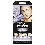 Wilkinson Intuition 4in1 Perfect Finish Elektrischer Damen Trimmer Für Körper, Bikinizone, Gesichtshaare und Augenb