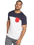 3-Tone Pocket Tee, 5XL, wht/cha/gry, white/navy/