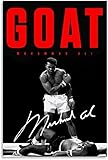 JDDPMD Bilder Auf Leinwand 60x90cm Kein Rahmen Boxsport Muhammad Ali Faustkämpfer Boxdruck Dekorative W
