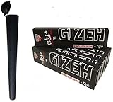 Gizeh 5 x Black King Size Slim + Tips je 34 Blatt Papers/Filter + 1 x Transporthü
