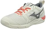 Mizuno Damen Supersonic 2 Volleyball-Schuh, SnowWhite/QShade/FusionC, 40 EU