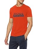 BOSS Herren Tee 4 T Shirt, Dark Orange (802), S EU