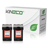 2 Kineco Tintenpatronen kompatibel mit HP 901 XL für OfficeJet 4500 J4580 J4680 - Schwarz je 20