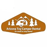 A/X 13cmx6.4cm für Arizona Toy Camper Mietwagen Truck Decal Stoßstange Fenster Persönlichk