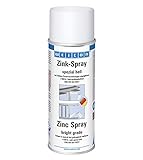WEICON Zink-Spray spezial hell 400 ml | Rostschutzfarbe für alle Metalloberflächen | an frische Feuerverzinkung angeg