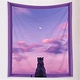 YYRAIN Nordic Polyester Druck Wandtuch Raumdekoration Tapisserie Wohnzimmer Schlafzimmer Wandbehang Multifunktionale Tischdecke Strandtuch 59x52 Inch{W150xH130cm}