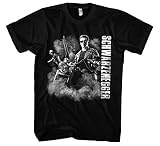 Arnold Schwarzenegger T-Shirt | Terminator T800 Retro Vintage Arni 80er Legends | M3 Schwarz (L)