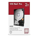 WD Red Pro 2 TB NAS 3.5' Interne Festplatte - 7.200 RPM Class, SATA 6 Gbit/s, CMR, 64 MB C