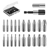 TISHITA DIY Beschädigter Schraubenzieher-Kit Abbruchwerkzeug Schraubenentferner Nehmen Sie 2-12 mm abisolierte Schraubenzieher heraus - 22 Stück
