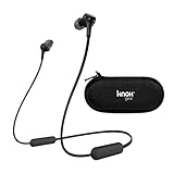 Sony WI-XB400 Extra Bass Wireless In-Ear Kopfhörer (schwarz) mit Knox Gear Hardshell Earphone Case Bundle (2 Stück)