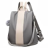 CHENPENG Reise-Rucksack-Geldbörse Für Frauen, Diebstahlsichere wasserdichte PU-Leder-Mode-Tasche Leichte Schule-Umhängetaschen,7