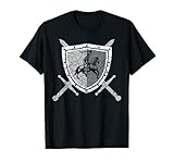 Ritterrüstung mit Löwen am Brustpanzer Mittelalter Ritter T-S