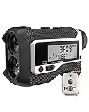 MiLESEEY Golf Laser Entfernungsmesser Jagd 800m mit Neigungsschalter, Flag Lock & Vibration, Stativhalterung, 2'' LCD Display, ±0,5M Genauigkeit, Kontinuierlicher Scan, Outdoor Rang