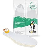 biped 3 Paar Einlegesohlen zum Barfußlaufen - desodorierend, mit frischem Citrus Duft - Frottee Sohlen aus Baumwolle mit weicher Natur Latex Polsterung z2774(38-39)