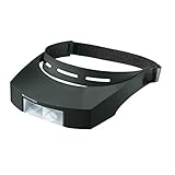 Eschenbach Optik Optik Lupenbrille Kopfbandlupe laboCOMFORT, Vergrößerung 2,5 x/+5,00 dpt, schwarz, 2,5X