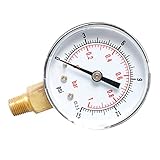 perfeclan Manometer 1/8 BSP Y508 0 15 Psi Manometer Hinten M