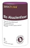 Sanatura Akazienfaser Pulver Bio – 180 g – wertvoller Ballaststofflieferant aus Akazienfasern - lösliche Ballaststoffe - vegan, glutenfrei und fructosefrei – gut verträg