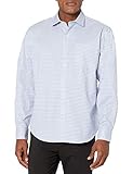 BUGATCHI Herren Men's Long Sleeve Spread Collar Woven Hemd mit Button-Down-Kragen, blau (Classic Blue), XX-Larg