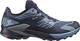 Salomon Herren Wings Gore Tex Trekking-& Wanderstiefel, Mehrfarbig (Dark Denim Night Sky Chili Pepper), 45 1/3 EU