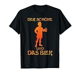 Herren Der schöne und das Bier saufen Shirt Parodie T-S