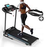 Kinetic Sports KST2900FX Laufband klappbar inkl. Pulsgurt | 750 Watt Elektromotor | Extra breite 40 cm Lauffläche | 16+1 Programme | GEH- und Lauftraining | bis 10 km/h | LCD Display | bis 120 kg