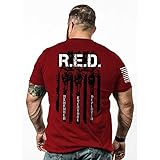 Nine Line Herren T-Shirt, Rot, Herren, Men's T-Shirt - Red Remember Everyone Deployed, rot, Larg